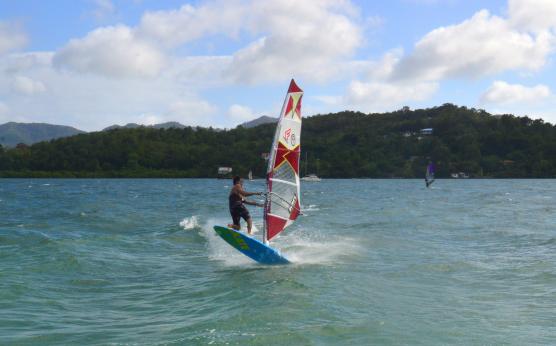 Wind surf, 1 heure, Martinique