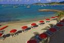 Beach Hotel, Marigot Bay, plage privée